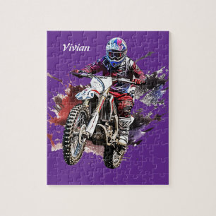 Puzzle Motocross personnalisé