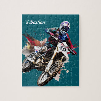 Puzzle Motocross personnalisé