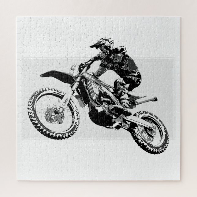 Puzzle Motocross Racer Design (Vertical)