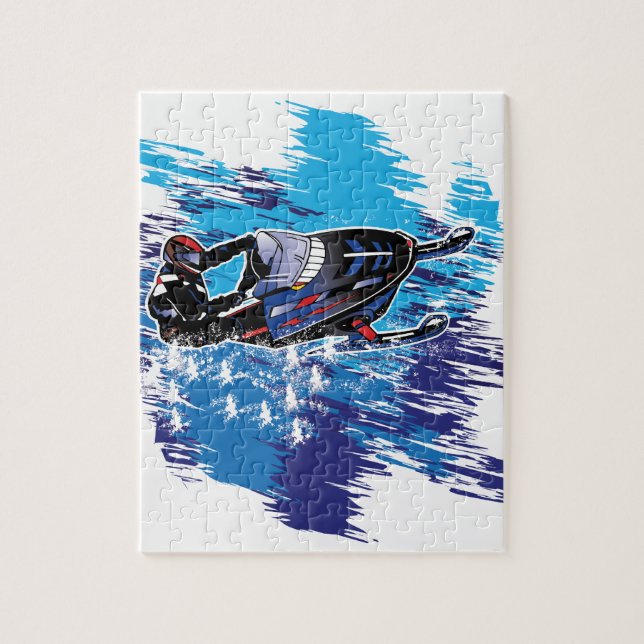 Puzzle Motoneige graphique (Vertical)