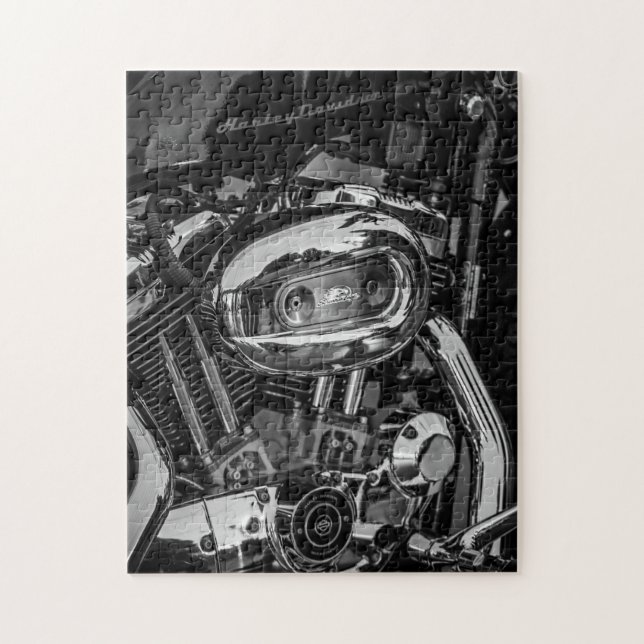 Puzzle Motorbike Motorcycle Biker Riker Motorbike (Vertical)