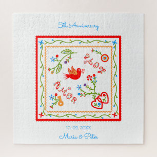 Puzzle Mouchoirs d'amour de Valentine