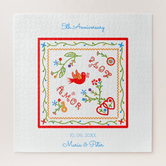 Puzzle Mouchoirs d'amour de Valentine (Vertical)