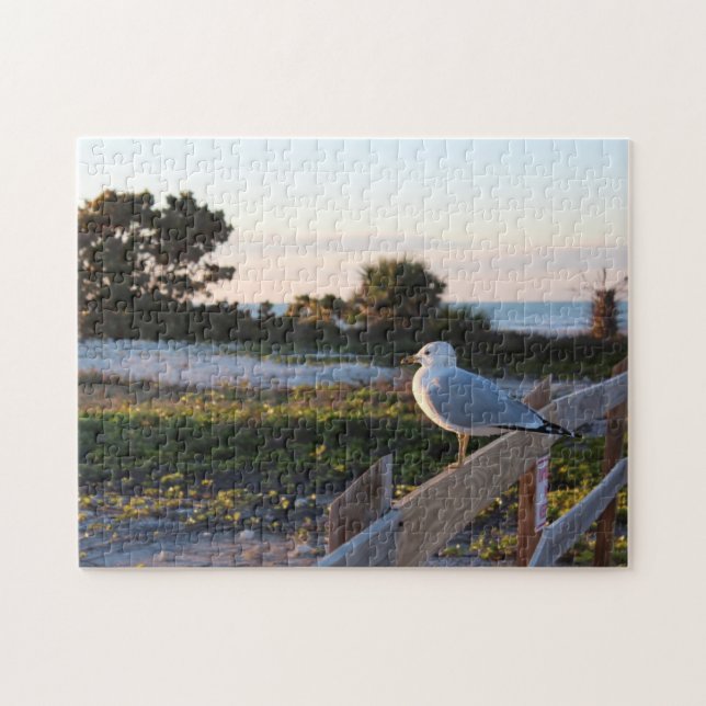 Puzzle Mouette à la plage (Horizontal)