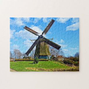 Puzzle Moulin à vent hollandais Moulin à vent Historique