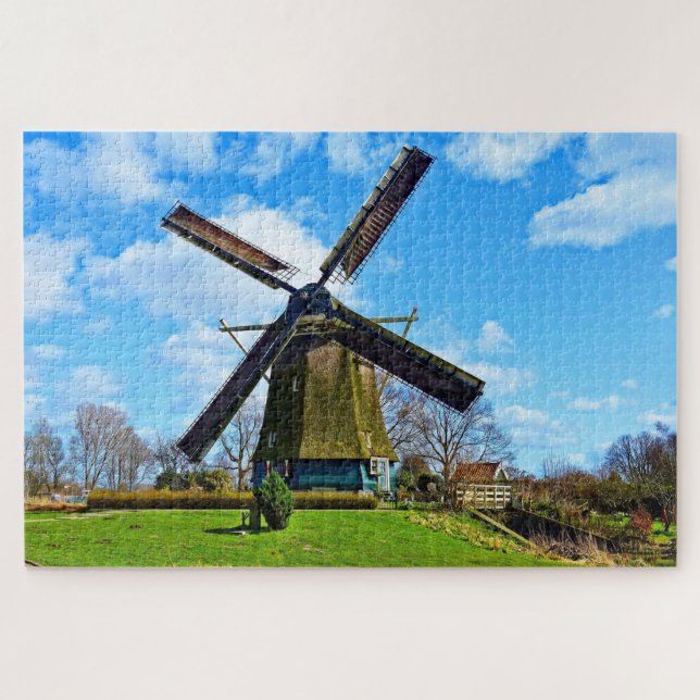 Puzzle Moulin à vent hollandais Moulin à vent Historique  (Horizontal)