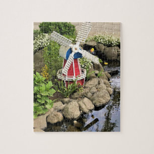 Puzzle Moulin à vent Jardin Décor