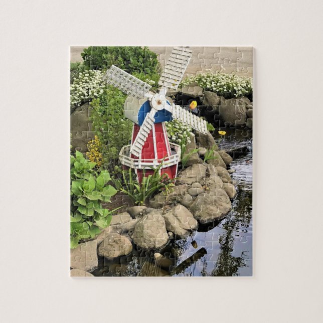 Puzzle Moulin à vent Jardin Décor (Vertical)