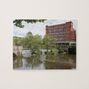 Puzzle Moulin et déversoir est de Belper dans Derbyshire