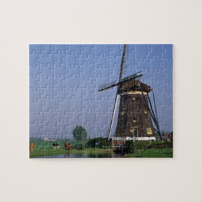 Puzzle Moulins à vent, Leidschendam, Pays-Bas (Horizontal)