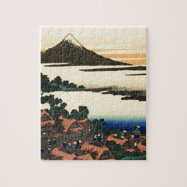 Puzzle Mount Fuji Japan Sunset (Vertical)