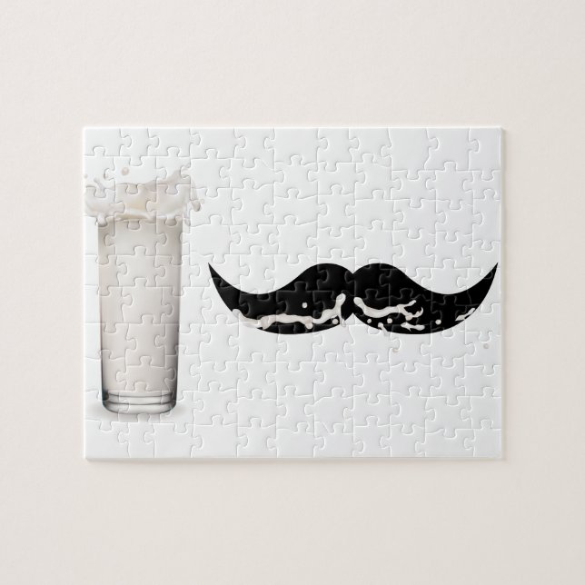 Puzzle Moustache de lait (Horizontal)