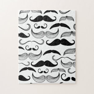 Puzzle Moustache drôle