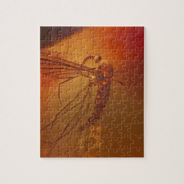 PUZZLE MOUSTIQUE EN AMBRE (Vertical)
