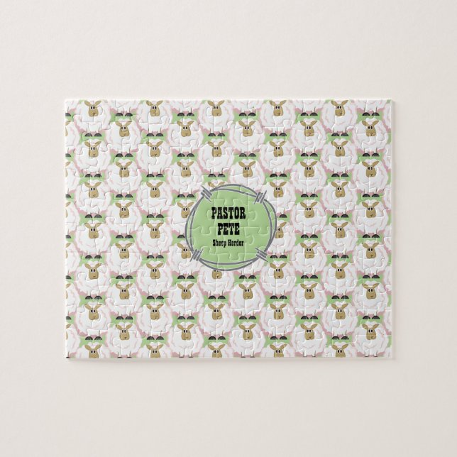 Puzzle Mouton Blanc Fluffy (Horizontal)