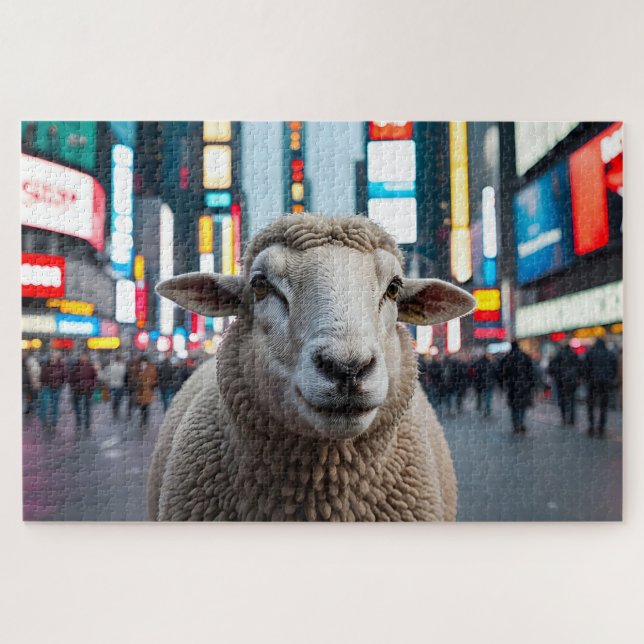 Puzzle Mouton dans le Carré du temps (Horizontal)