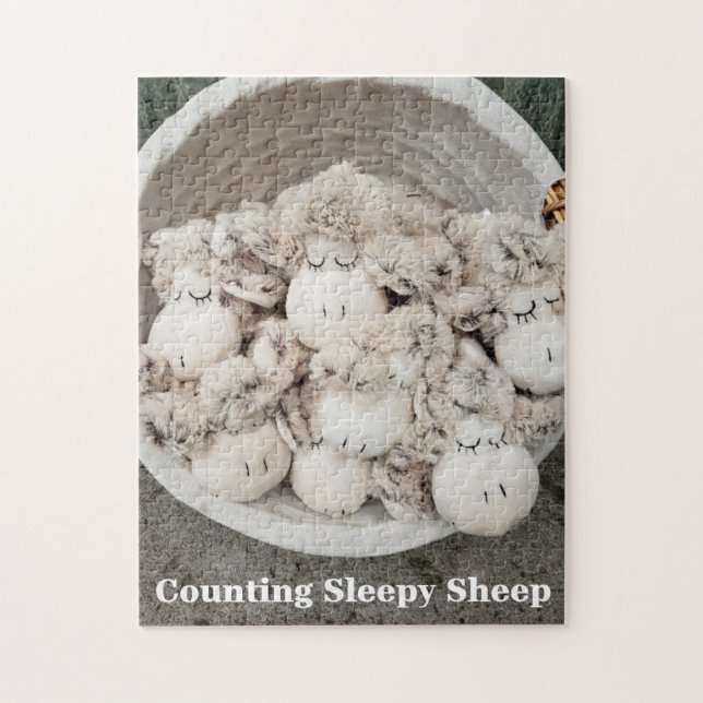 Puzzle Moutons Endormis à Compter, 11 " x 14", 252 (Vertical)