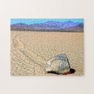 Puzzle Moving Stones Death Valley California.