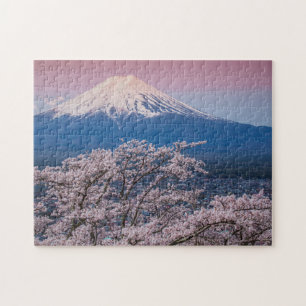 Puzzle Mt Fuji et fleurs de cerisier
