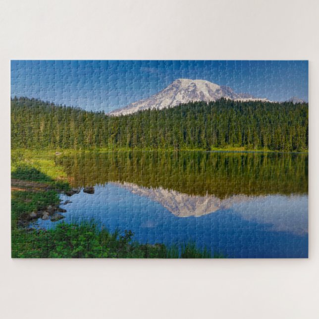 Puzzle Mt. Rainier and Reflection Lake (Horizontal)