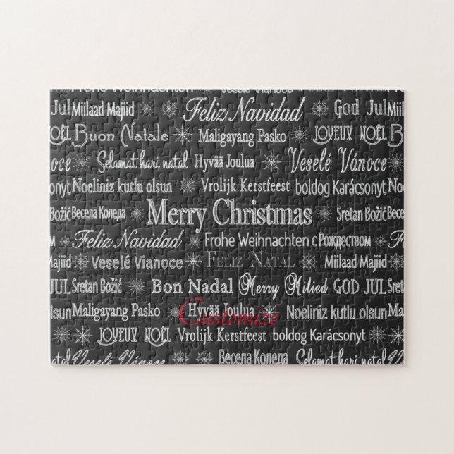 Puzzle Multi-language Merry Christmas Thunder_Cove (Horizontal)