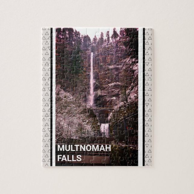 Puzzle Multnomah Falls Columbia River Gorge Oregon Photo (Vertical)