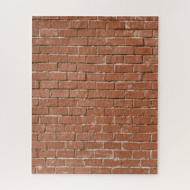 Puzzle Mur de brique rouge rustique (Vertical)