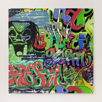 Mur de graffitis : Hip hop urbain
