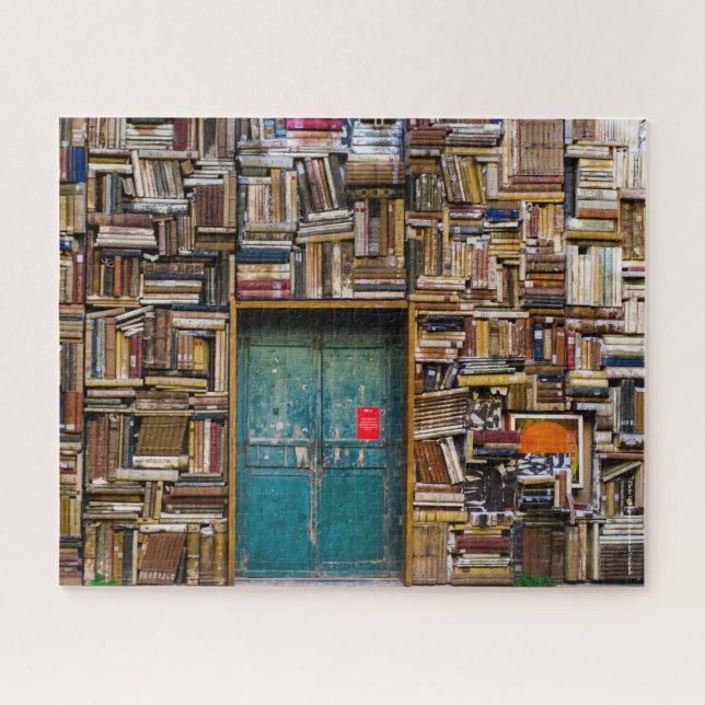 Puzzle Mur de livre, (Horizontal)