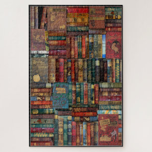 PUZZLE MUR DES LIVRES VINTAGES