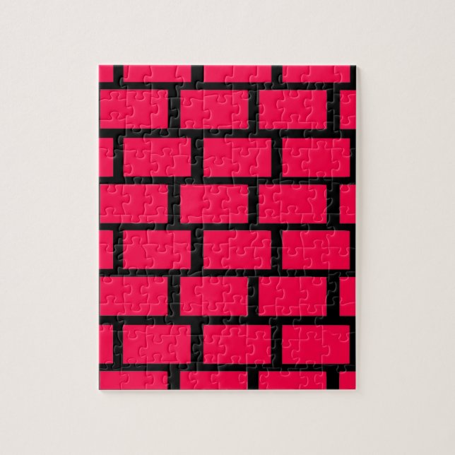 PUZZLE MUR EN BRIQUE ROUGE (Vertical)
