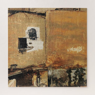 Puzzle mur urbain de vautour péruvien