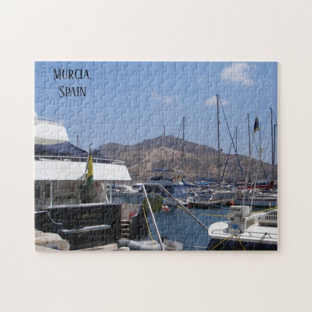 Puzzle Murcia Espagne bateaux sur l'eau (Horizontal)