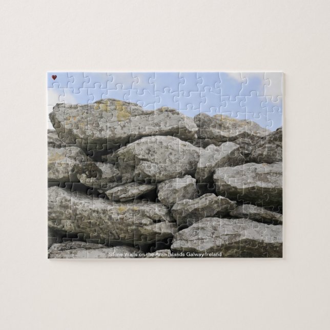 Puzzle Murs de pierre des îles Aran Galway Irlande (Horizontal)