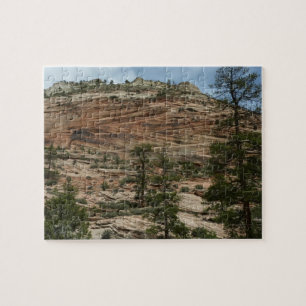 Puzzle Murs de roche usés dans le parc national de Zion