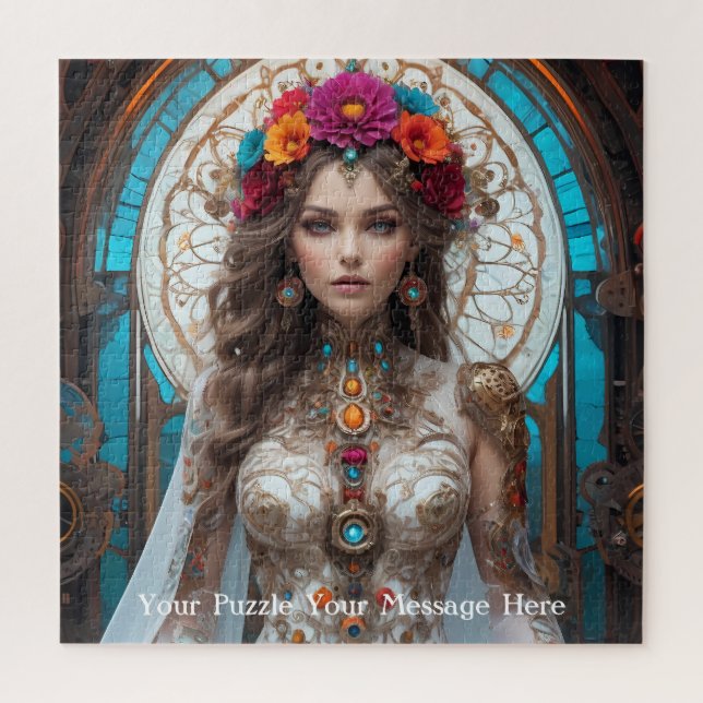 Puzzle Muse à bulles du jardin enchanté (Vertical)