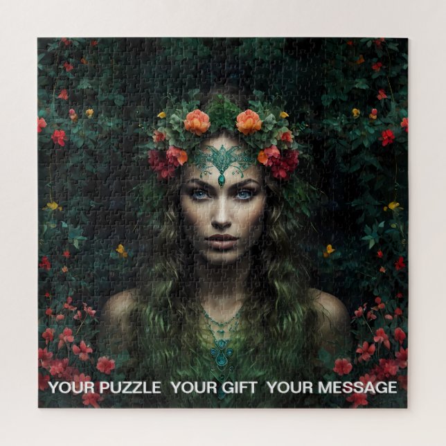 Puzzle Muse forestière enchantée (Vertical)