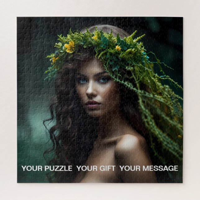 Puzzle Muse forestière enchantée (Vertical)