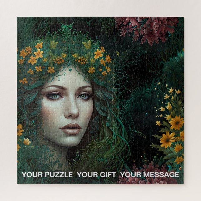 Puzzle Muse forestière enchantée (Vertical)