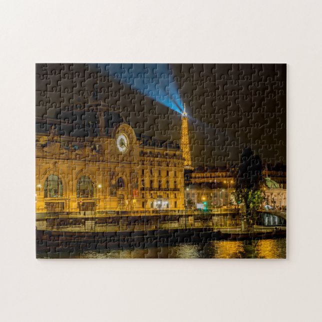 Puzzle Musée d'Orsay à Paris la nuit (Horizontal)