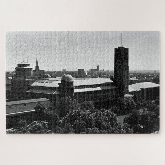 Puzzle Musée vintage Allemagne Munich Deutsch (Horizontal)