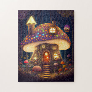 Puzzle Mushroom House Imaginaire Art