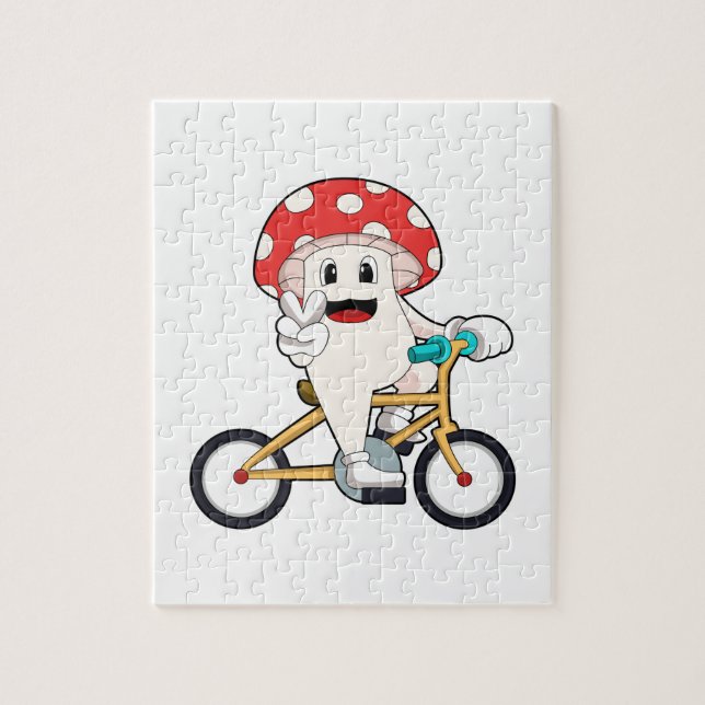 Puzzle Mushroom with Bicycle.PNG (Vertical)
