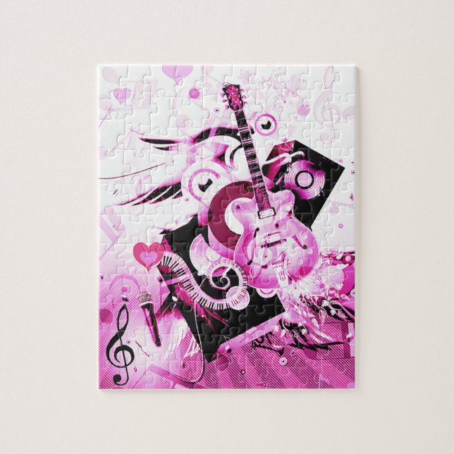 Puzzle Music Journey,Pink_ (Vertical)