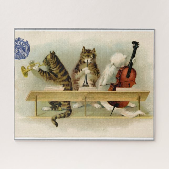 Puzzle "Musical Cats" (Horizontal)