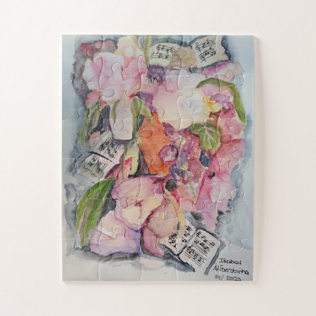 Puzzle Musique florale (Vertical)