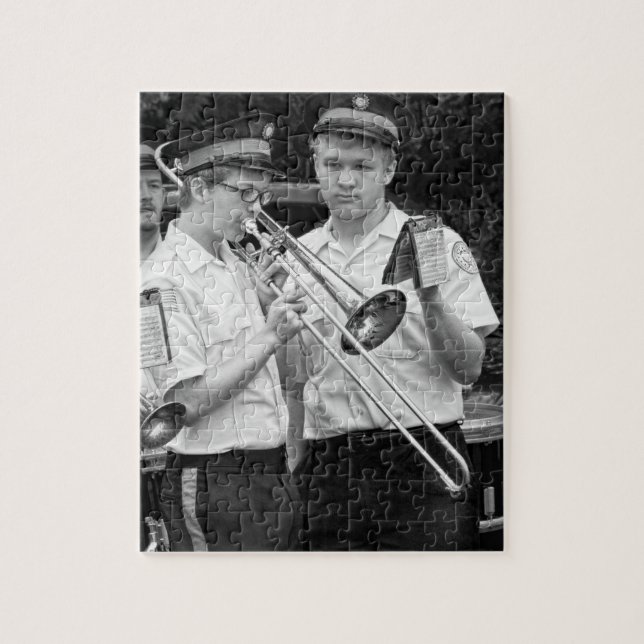 Puzzle Musique - Trombone - Une main secourable (Vertical)