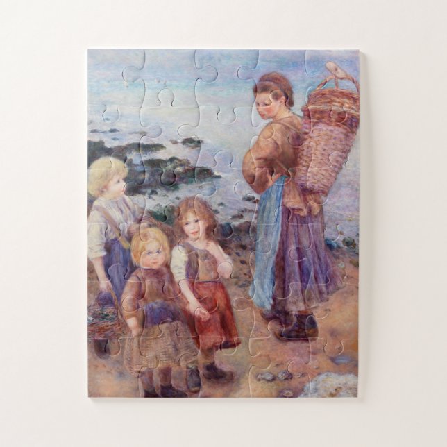 Puzzle Mussel-Fishers par Renoir Impressionniste Peinture (Vertical)