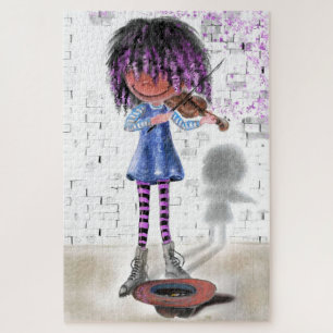 Puzzle My Music - The Little Violinist - Cute Girl