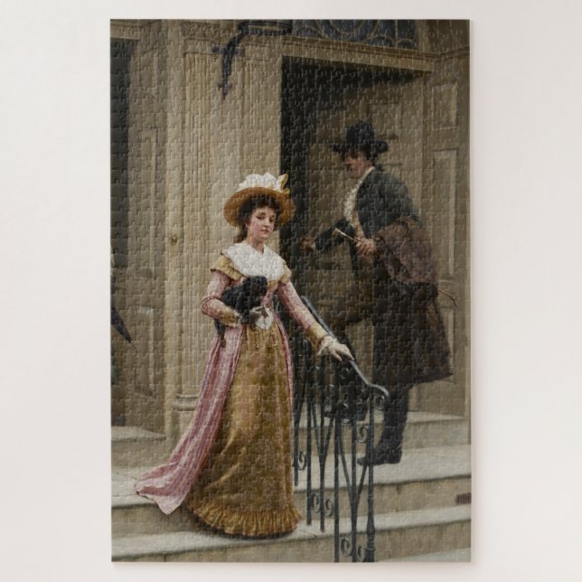 Puzzle My Next-Door Neighbour (Flirting Couple) (Beauty) (Vertical)